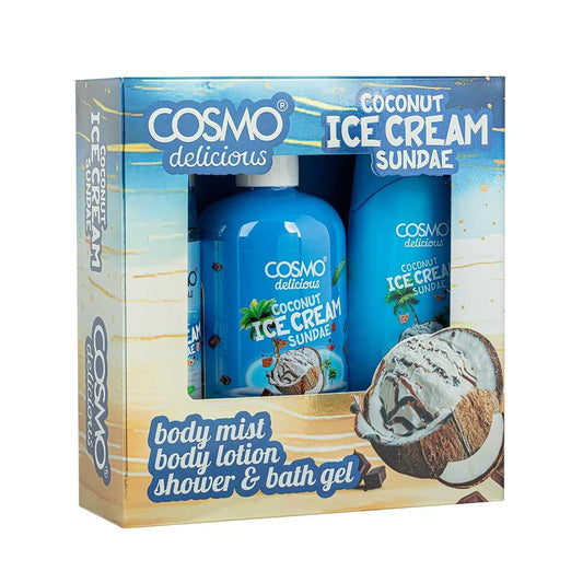 COSMO DELICIOUS COCONUT ICE CREAM SUNDAE 3PCS KIT