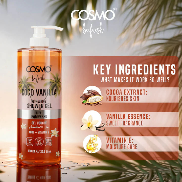 Be Fresh Cocoa Vanilla Shower Gel