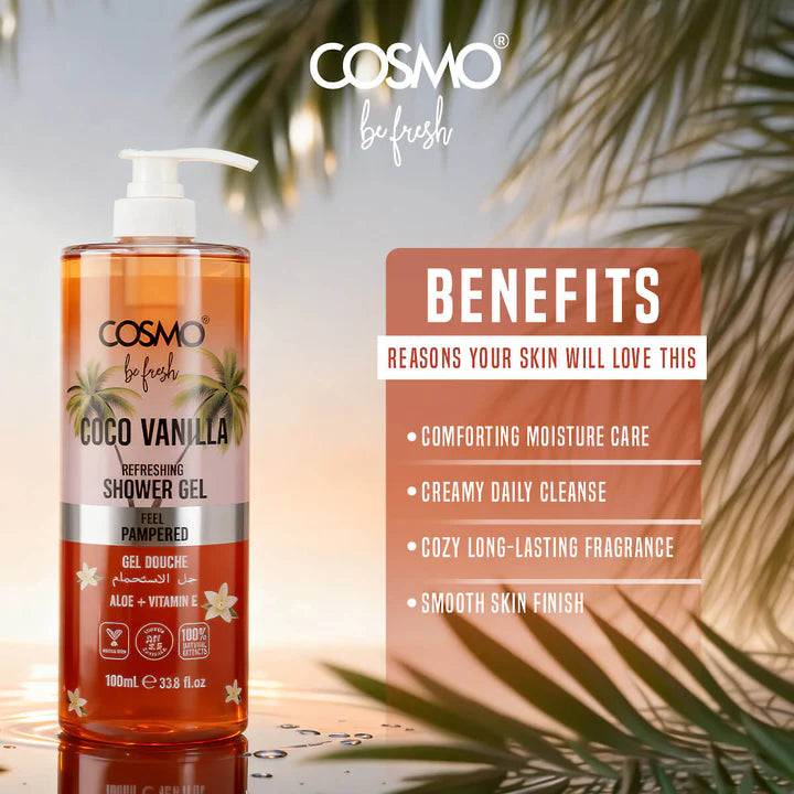 Be Fresh Cocoa Vanilla Shower Gel