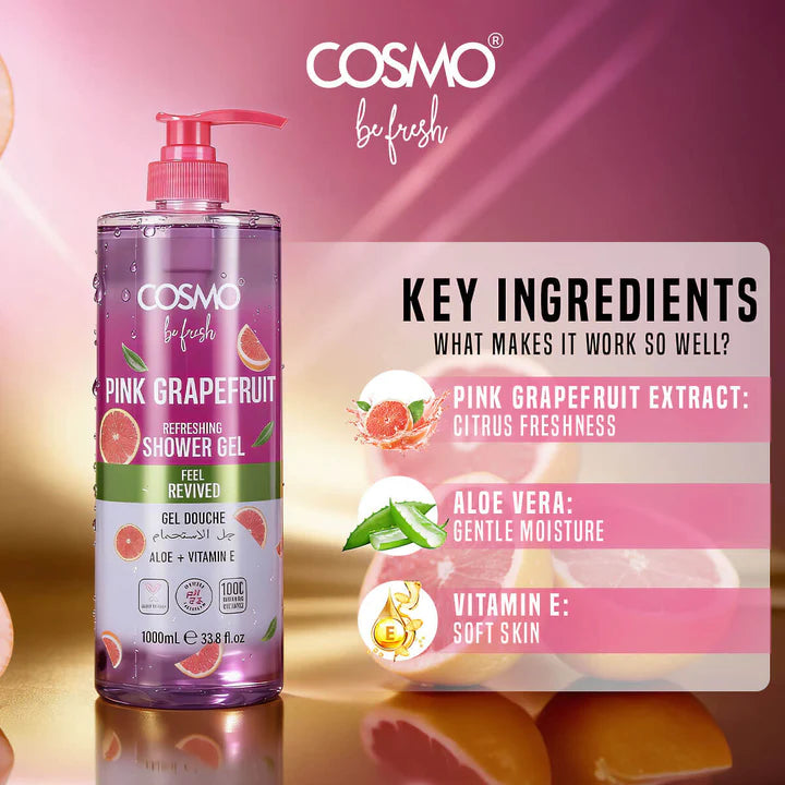 Be Fresh Pink Grapefruit Shower Gel