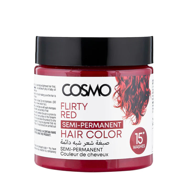 Flirty Red Semi Permanent Hair Color