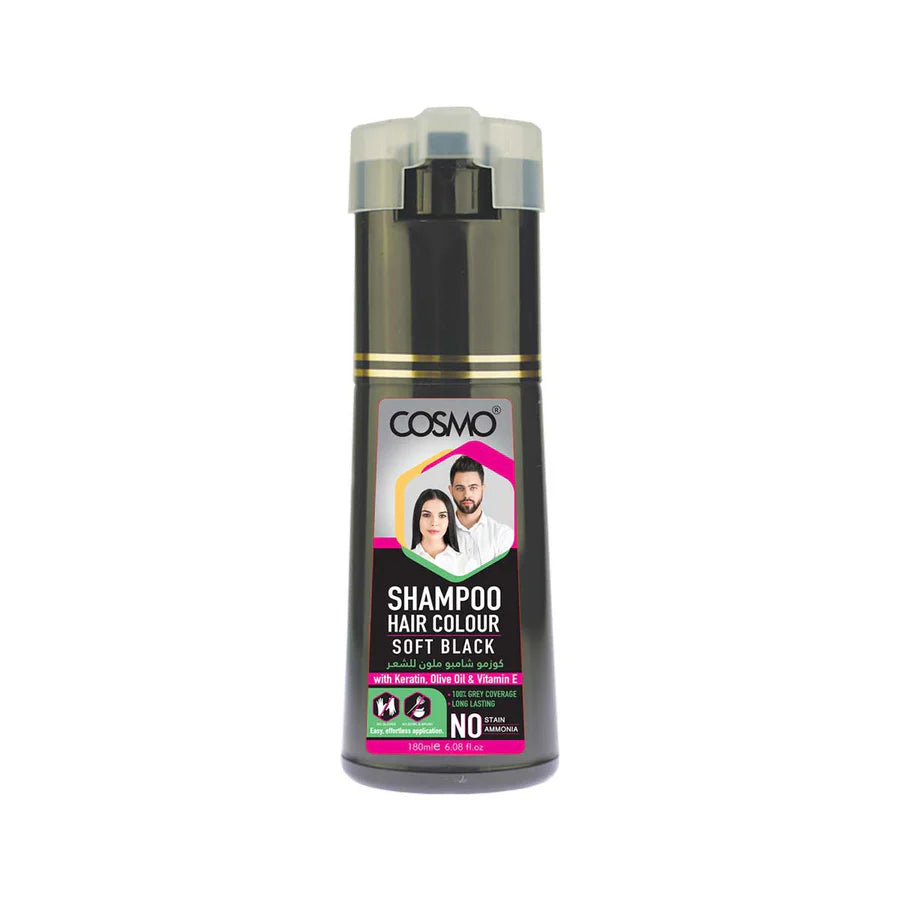 HAIR COLOUR SHAMPOO SOFT BLACK