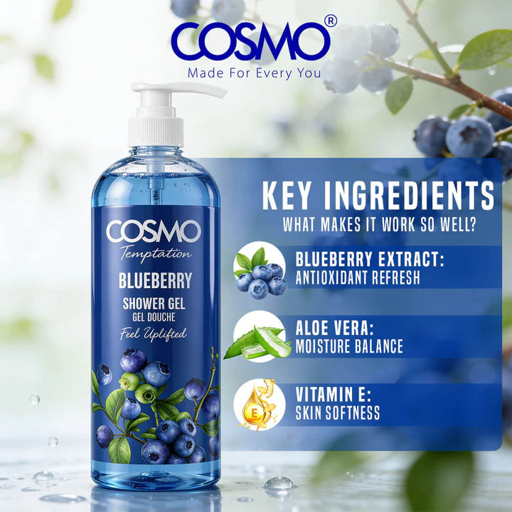 Temptation Blueberry Shower Gel