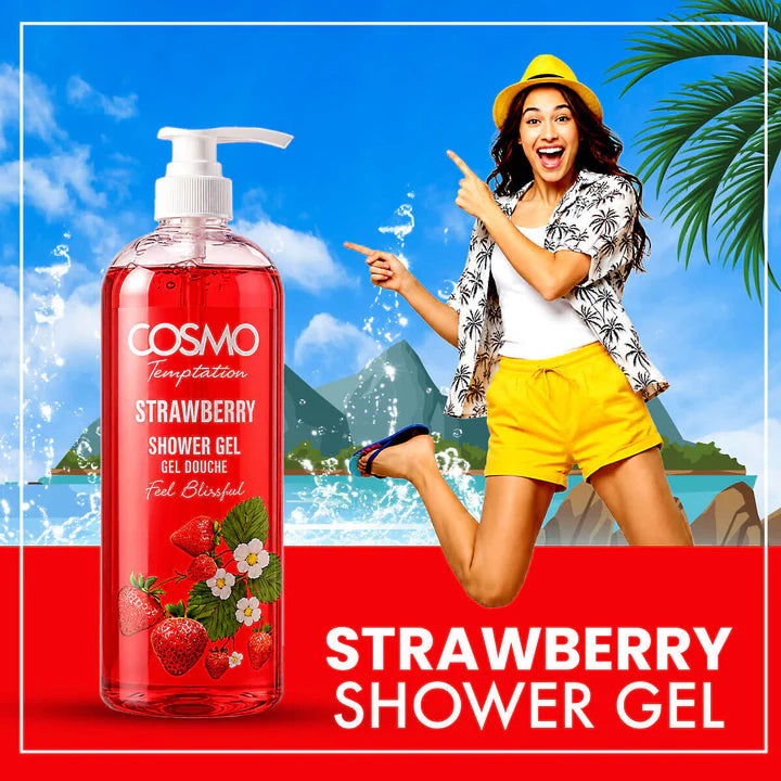 Temptation Strawberry Shower Gel