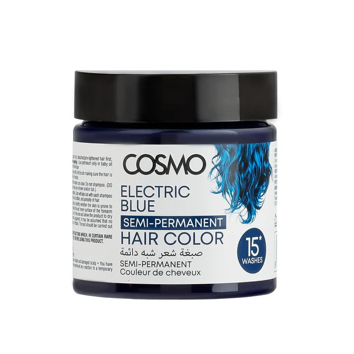 Electric Blue Semi Permanent Hair Color